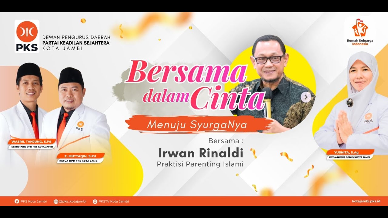SEMINAR KELUARGA SAMARA SESI 2 | BERSAMA DALAM CINTA MENUJU SURGA | IRWAN RINALDI