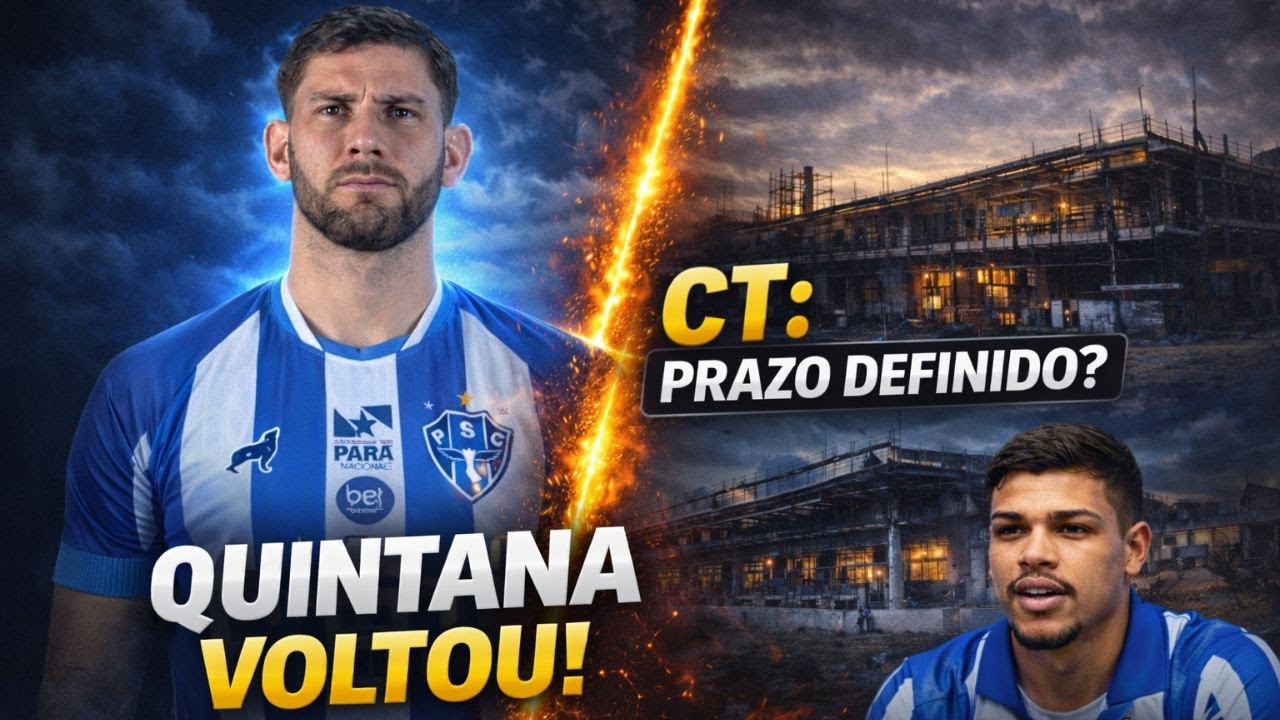 OFICIAL! QUINTANA VOLTA E CT TEM DATA DE ENTREGA | Pré-Temporada PAYSANDU