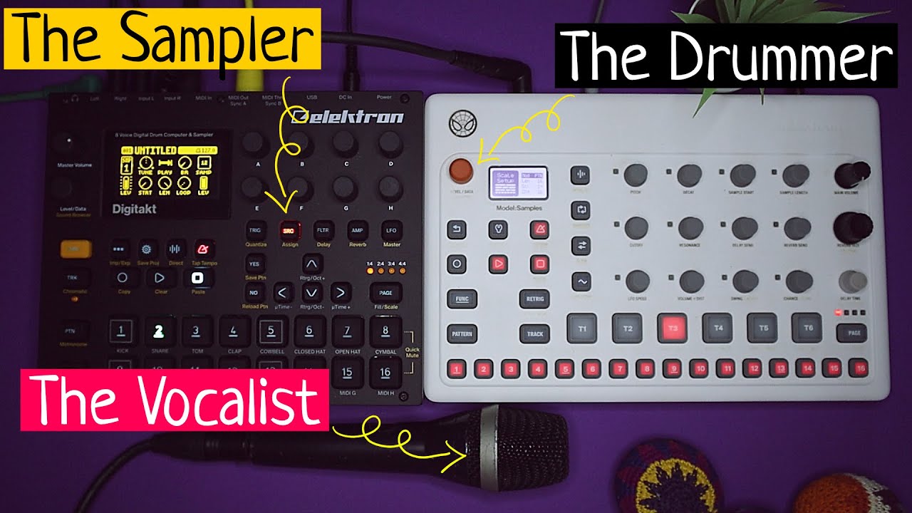Techno Jam with Vocals? // DIGITAKT + Model:Samples