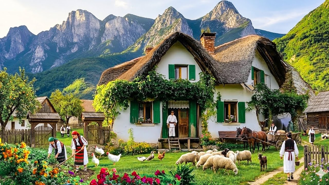 Morning in the village where the sun rises twice - Music heals the heart and blood vessels