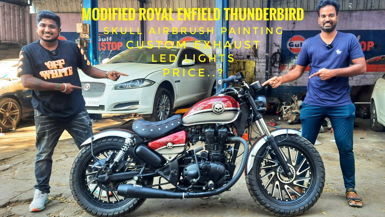 Modified Royal Enfield Bullets 2023 in Chennai | Handbrush Painting | Exhaust & Rebuild |ARK Diaries