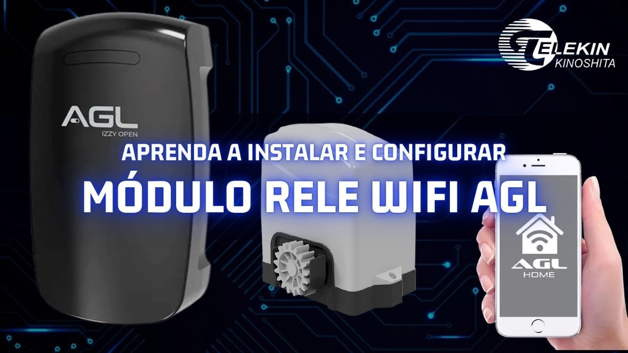 Acione Motor de Portão através do Aplicativo de Celular Com Módulo Rele Wifi AGL