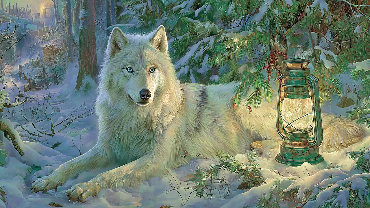 Celtic Music to Relax - The White Wolf Guardian of Winter
