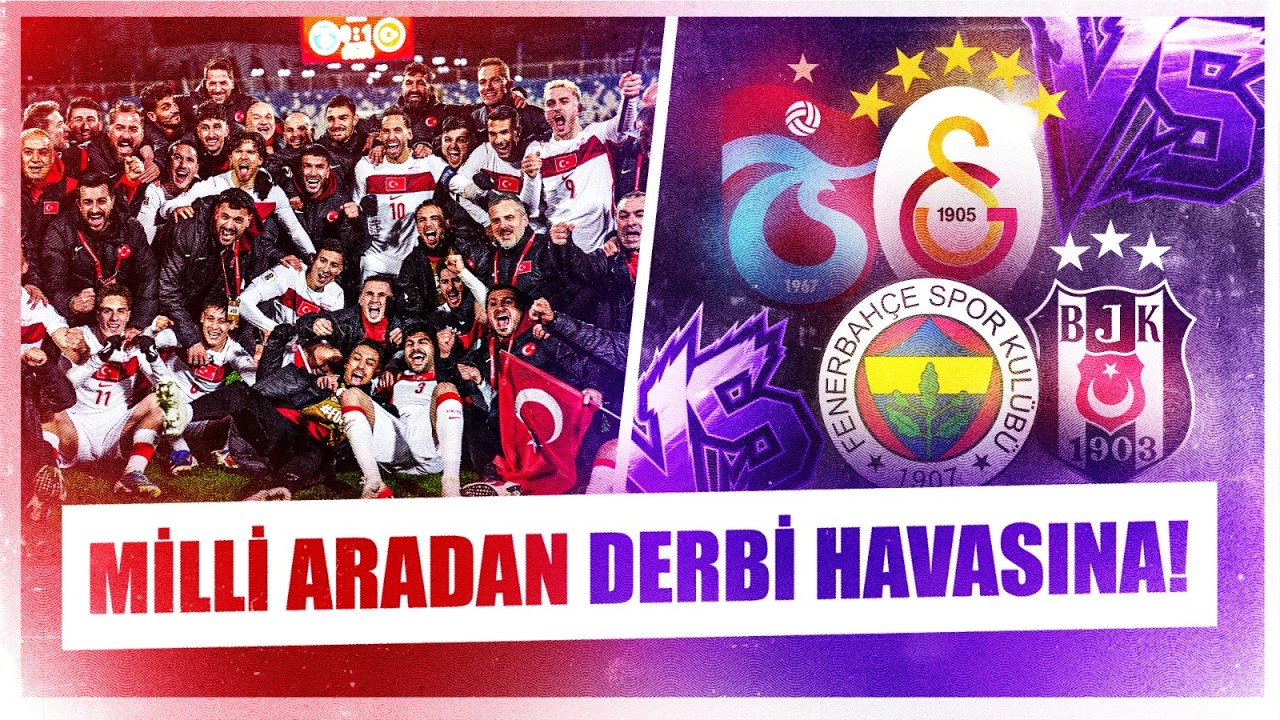 Milli Ara Bitti; Trabzonspor-Galatasaray, Fenerbah&ccedil;e-Beşiktaş, Derbiler Başlıyor!