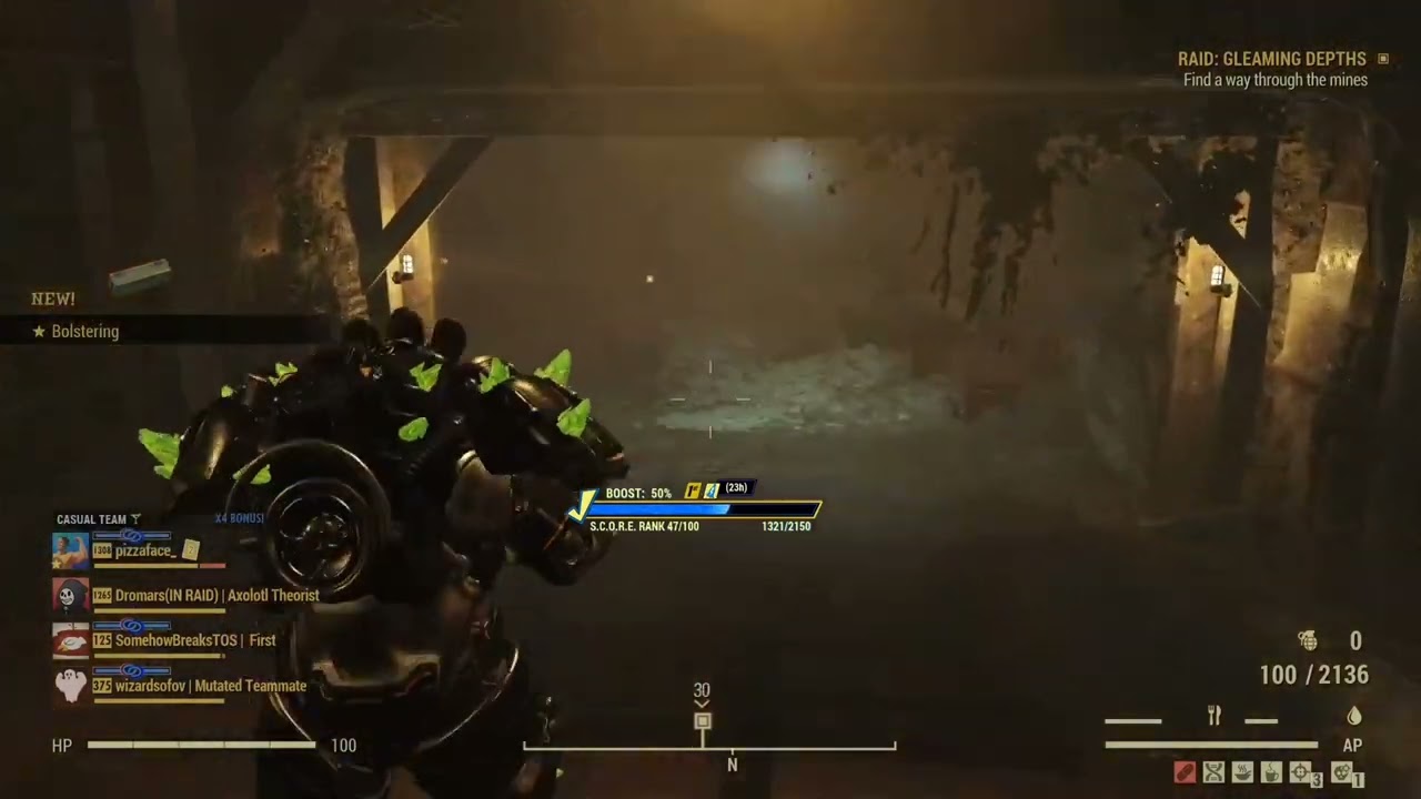 Fallout 76 double, raid solo fuel skip exp grind