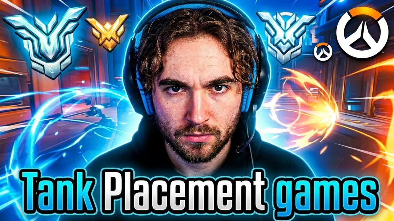 Tank Competitive Placement Games In Overwatch!