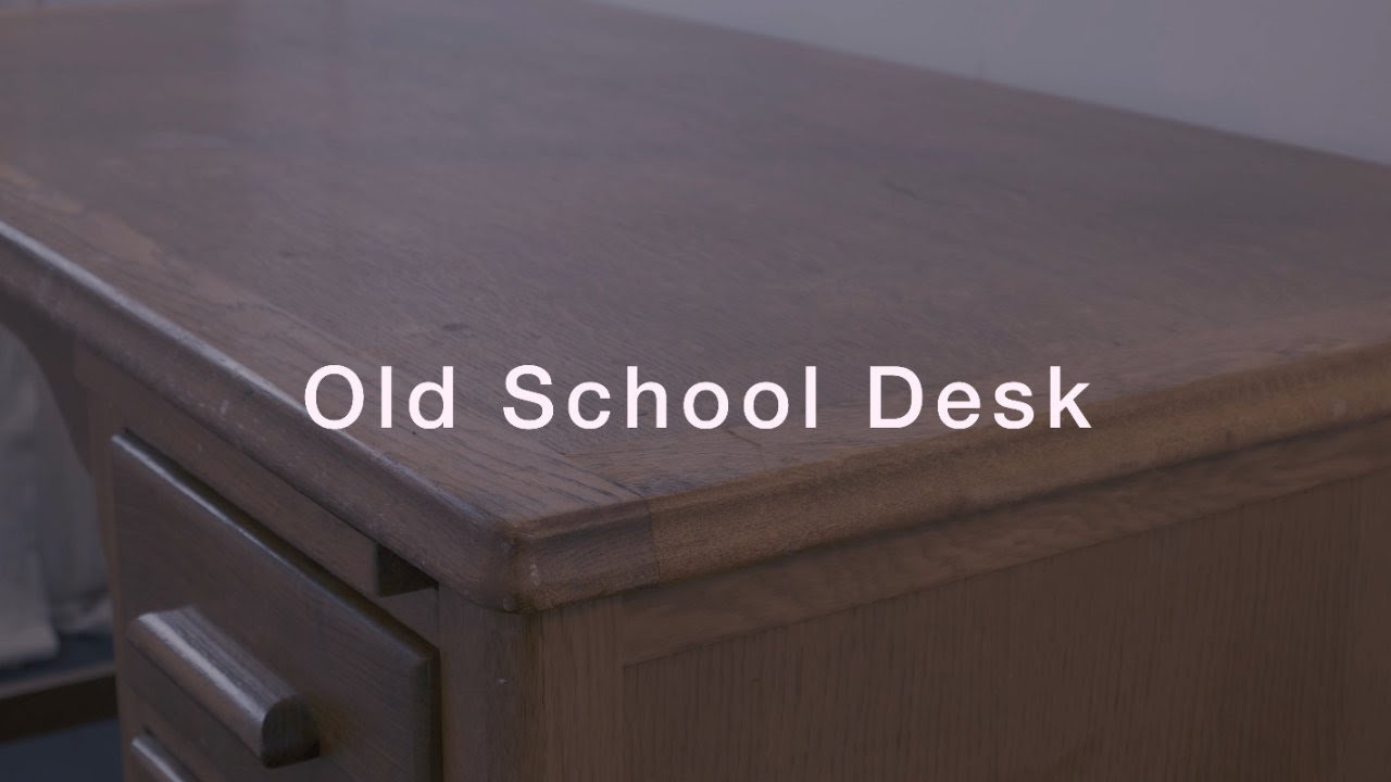 Old School Teachers Desk | ASMR | Furniture Restoration