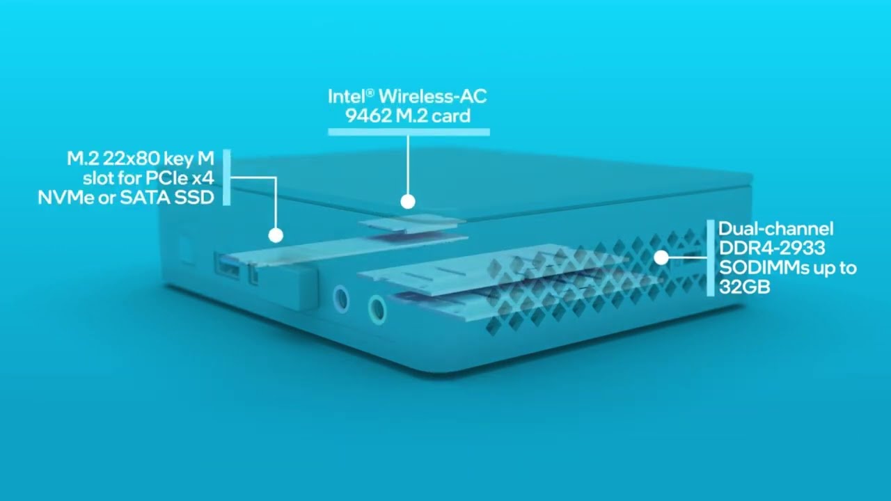 Mini PC Intel NUC 11 Celeron N4505 - NUC11ATK