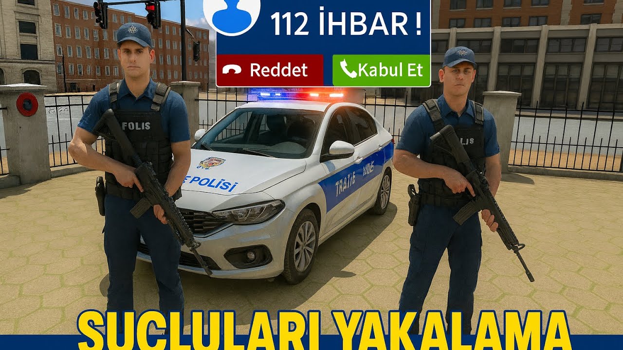 Fiat Egea Türk Polis Arabası Sürüş Oyunu-Polis oyunları-Hırsız yakalama #2 iOS Gameplay
