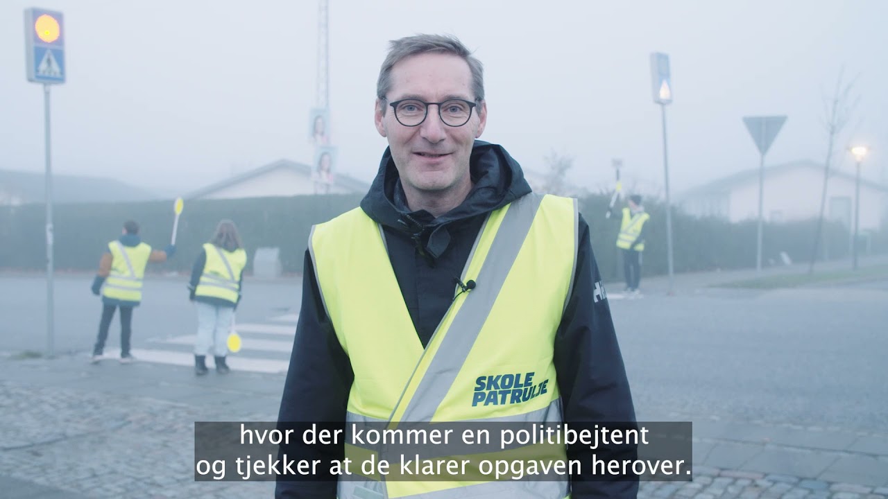 Skolepatrulje p&aring; Filstedvejens Skole