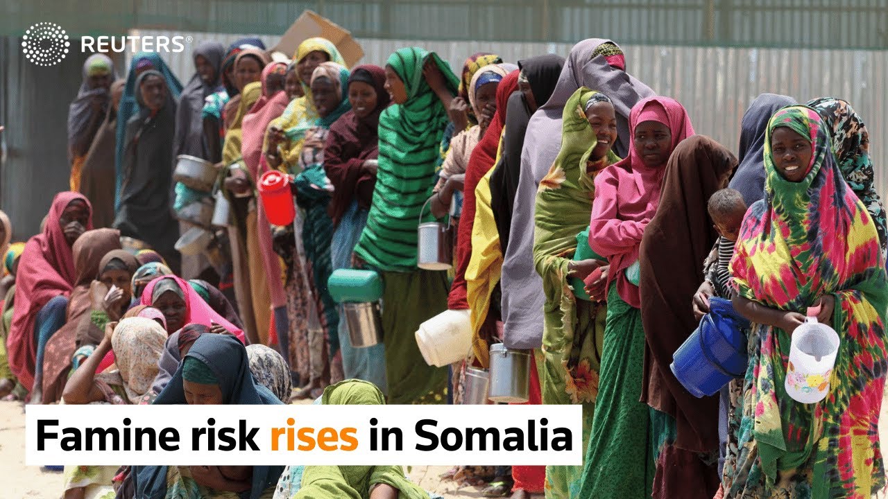 Famine risk rises as thousands flee homes in Somalia