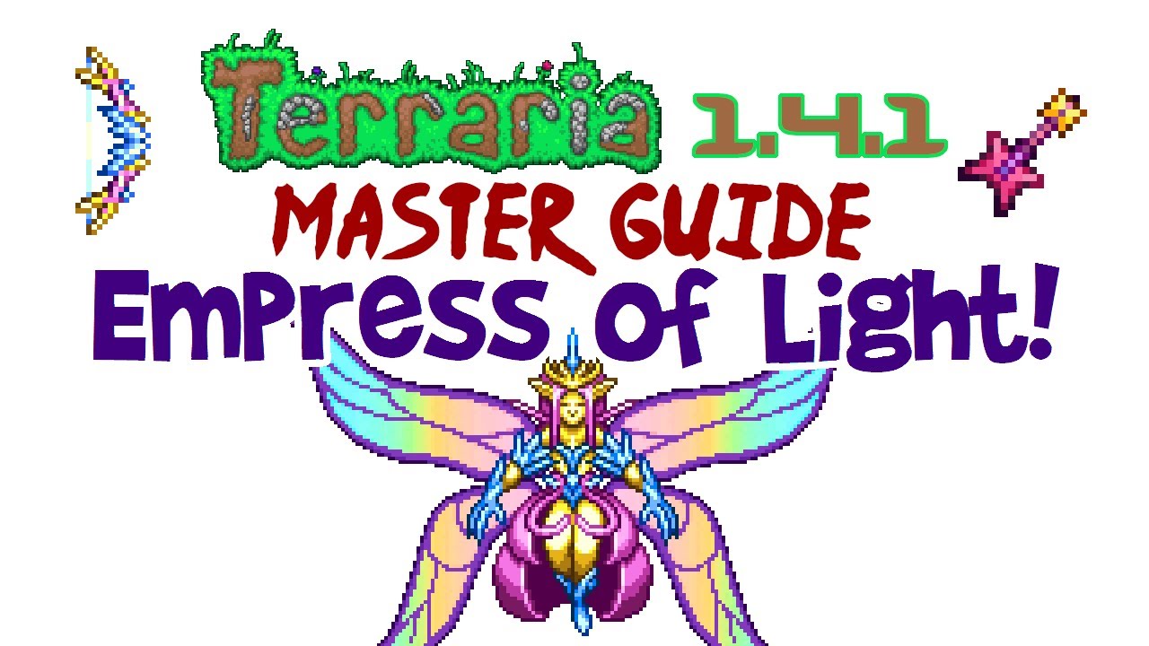 Terraria: Императрица Света, проводник! Режим мастера и другие! (Бой, выпадение предметов, призыв...