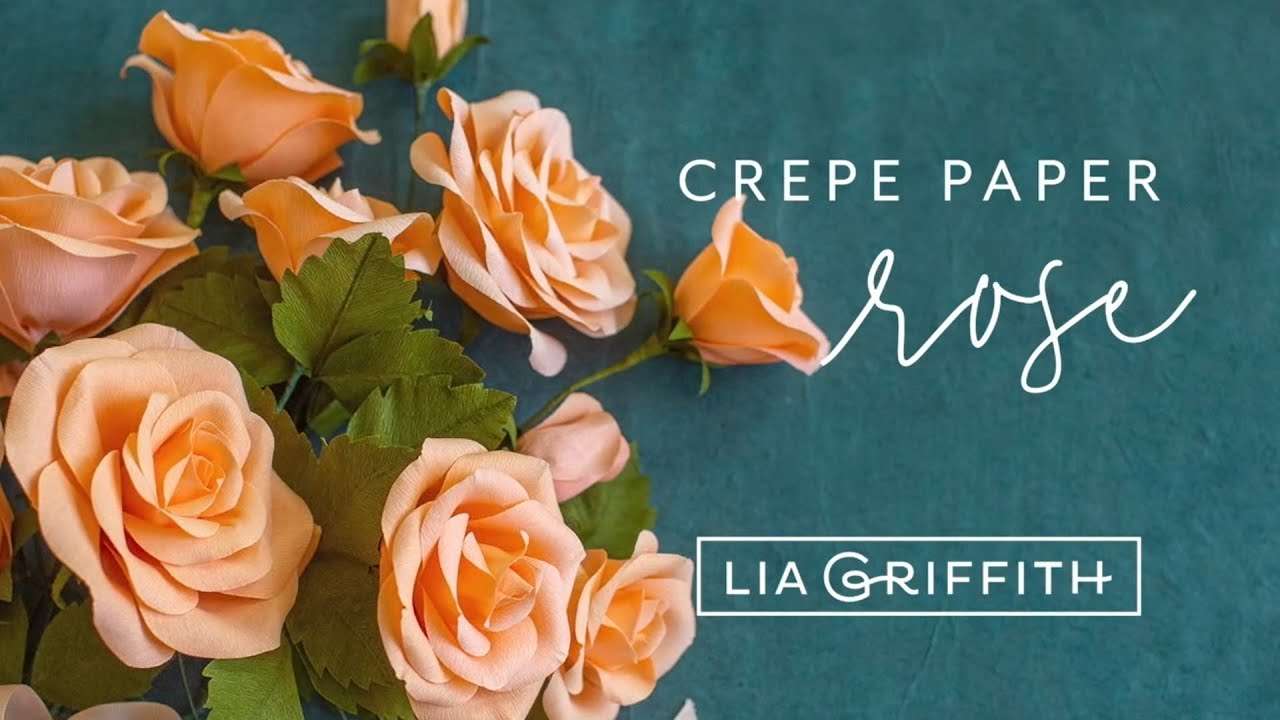 Lia Griffith Crepe Paper - Rose