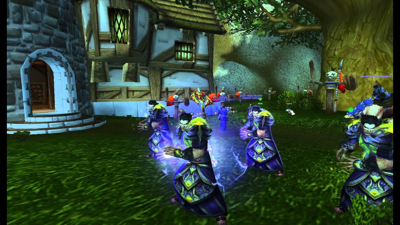 WOW WOD Mage Casting Animation