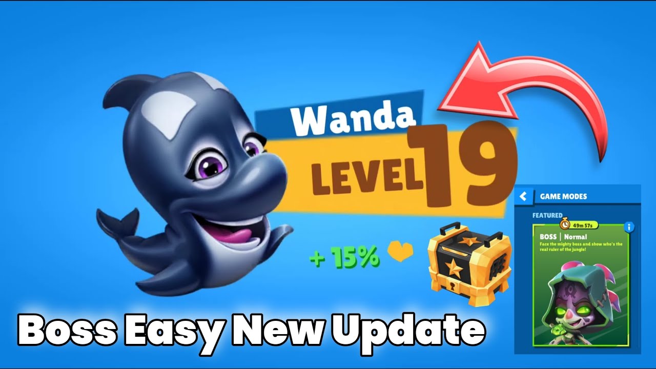Wanda Level 19 🔥 New Boss Update is So Easy in Zooba!
