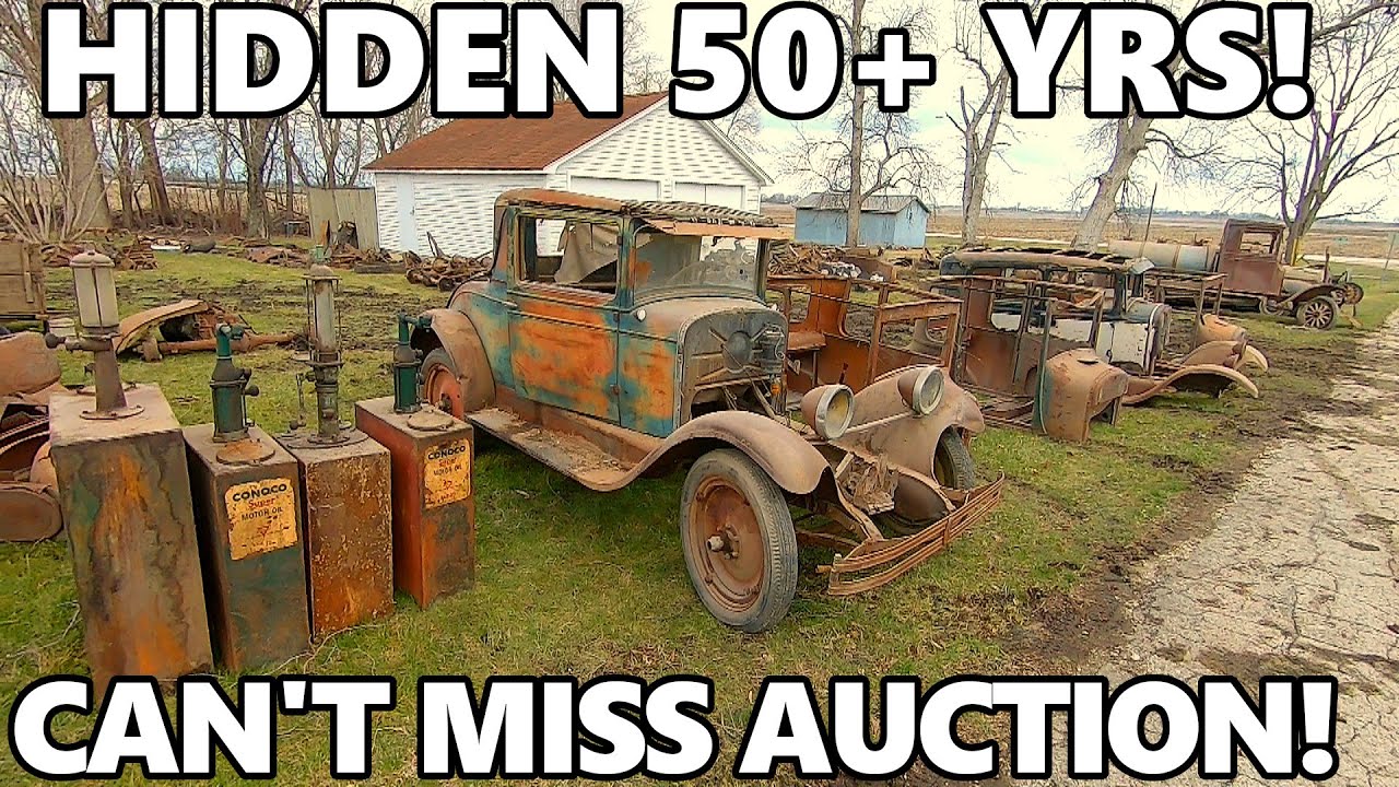 These Old Cars, Parts & Signs Have Been INSIDE 50+ YEARS! | Now, EVERYTHING is SELLING At Auction!!