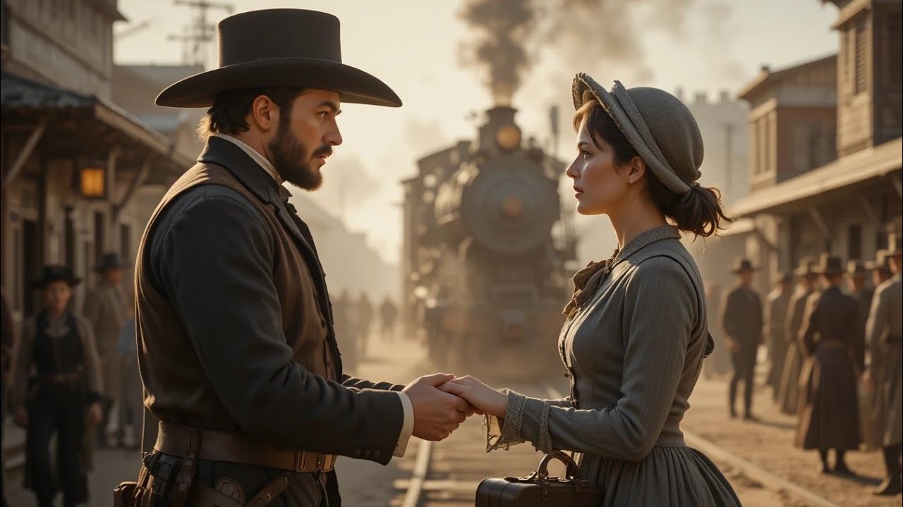 A Cowboy Stopped Her From Boarding The Train Back East, And Asked Her To Give Him A Chance