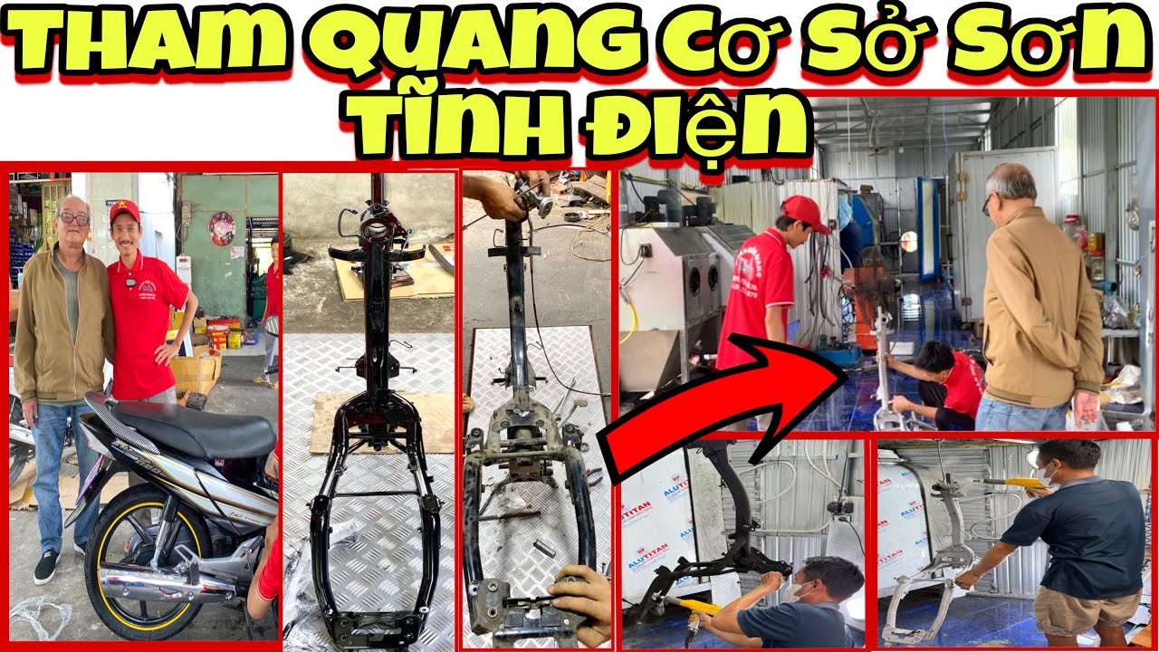 Clip 19/1 tham quang cơ sở sơn tĩnh điện , hệ ghiền xem tham khảo 