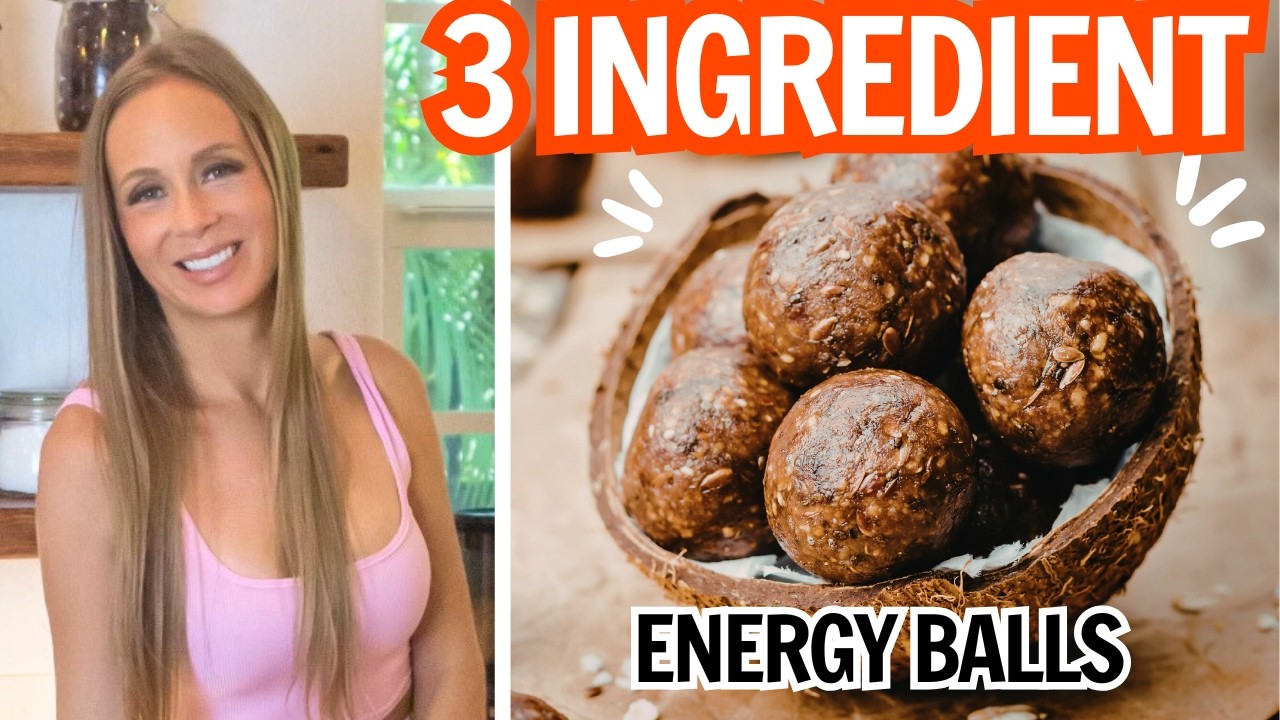 I Make These Raw Energy Balls Every Week‼️ (3 ingredients, no bake)