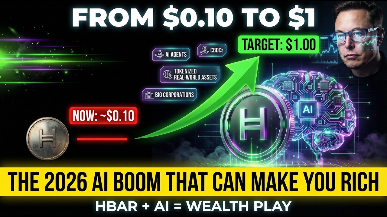 HBAR Heading to $1: The AI Crypto Boom That Will Make You Rich