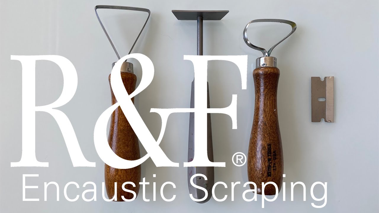 Encaustic Scraping