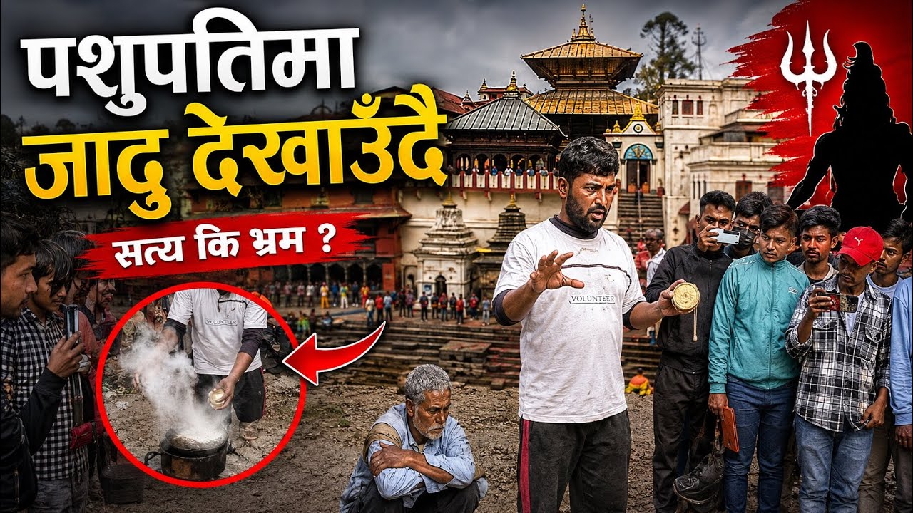 अहिले सम्मकै खतरनाक जादु पशुपतिमा देखायो