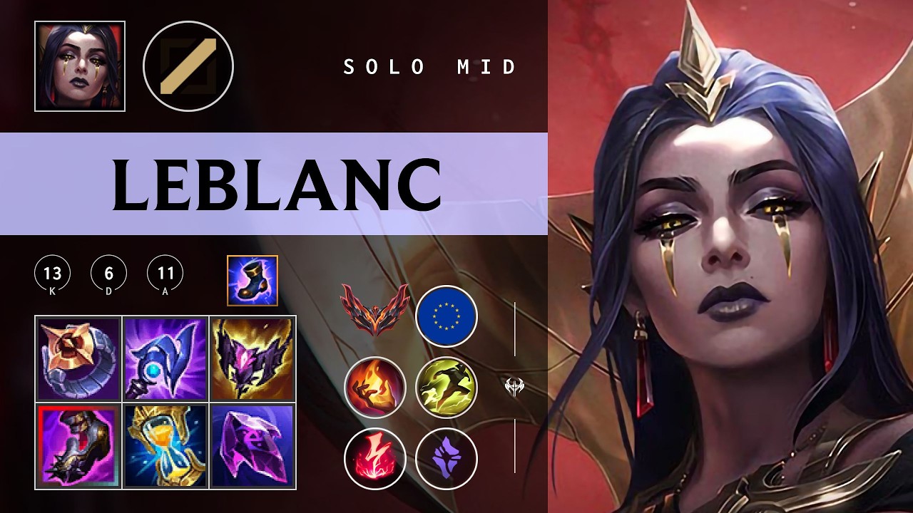 LeBlanc Mid vs Ryze - EUW Grandmaster Patch 26.04