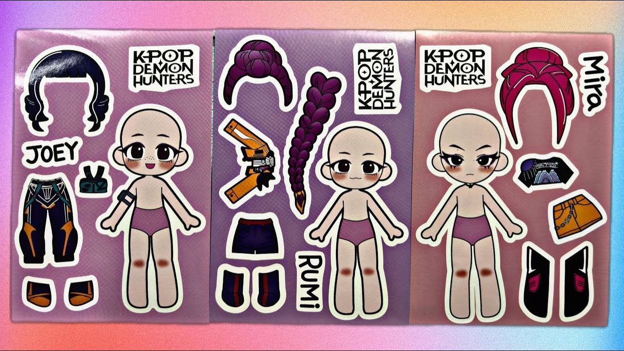 ToyASMR 💥 Sticker Pack :K-pop Demon Hunters