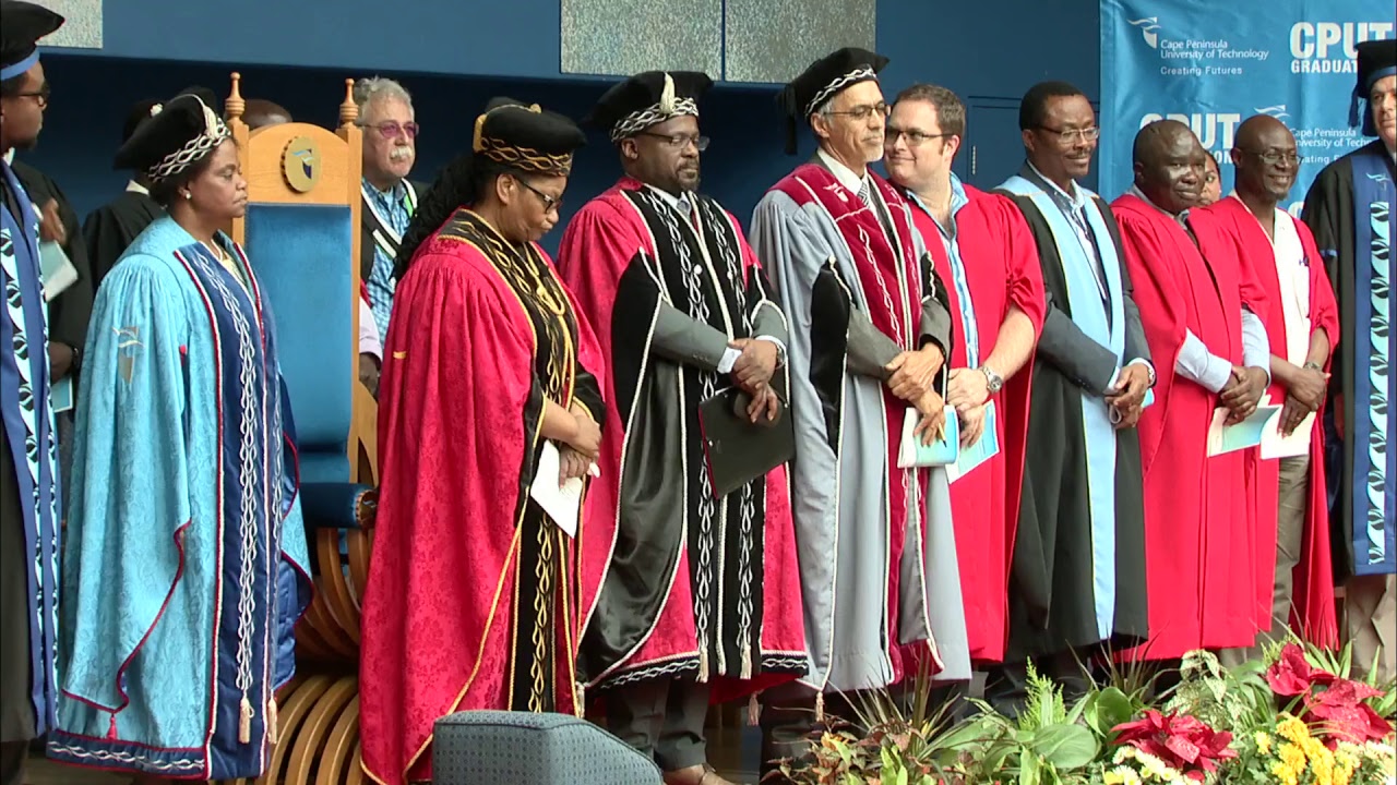 CPUT Summer Graduation Ceremony - Tuesday 12th December 2017 at 14:00