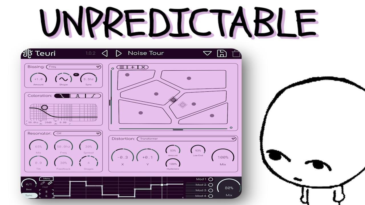 one of the most creative distortion plugins i've tried