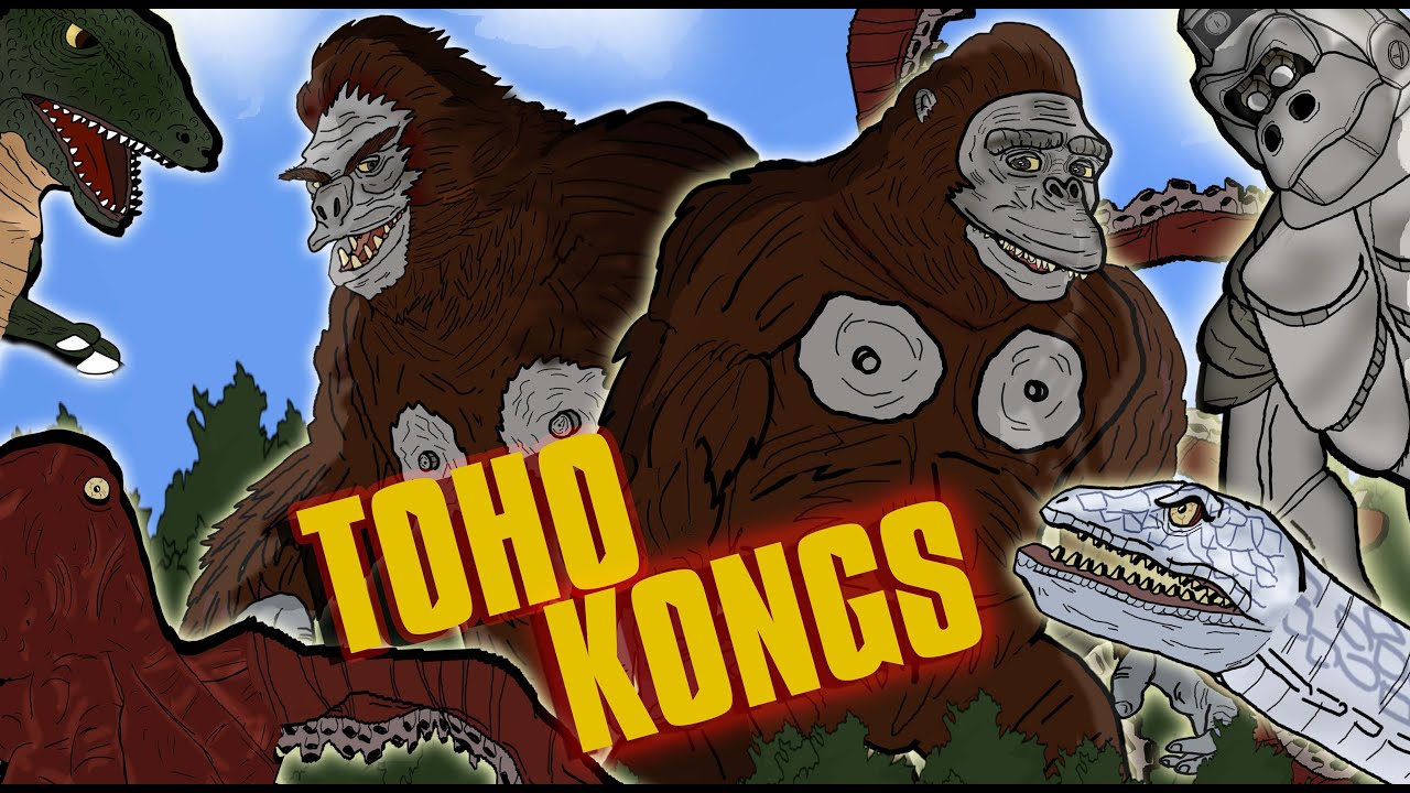 KONG 1962 MEETS KONG 1967 ---KAIJU MOMENTS-----