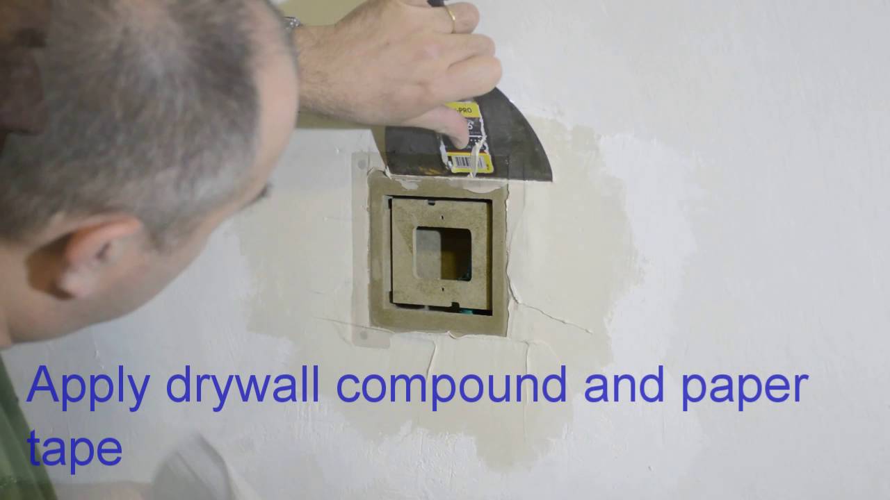 Wall-Smart mount for Lutron Palladiom keypad in concrete hollow brick