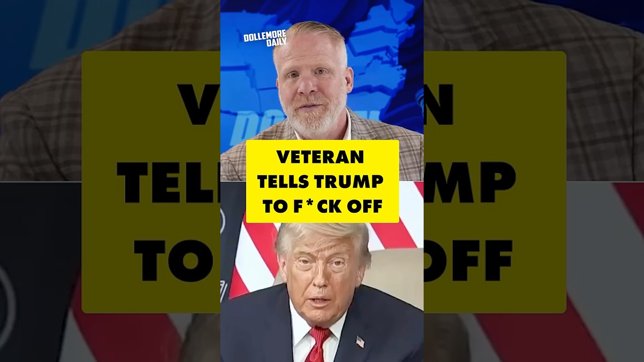 Veteran Gives Trump a Piece of His Mind #DollemoreDaily #News #Politics