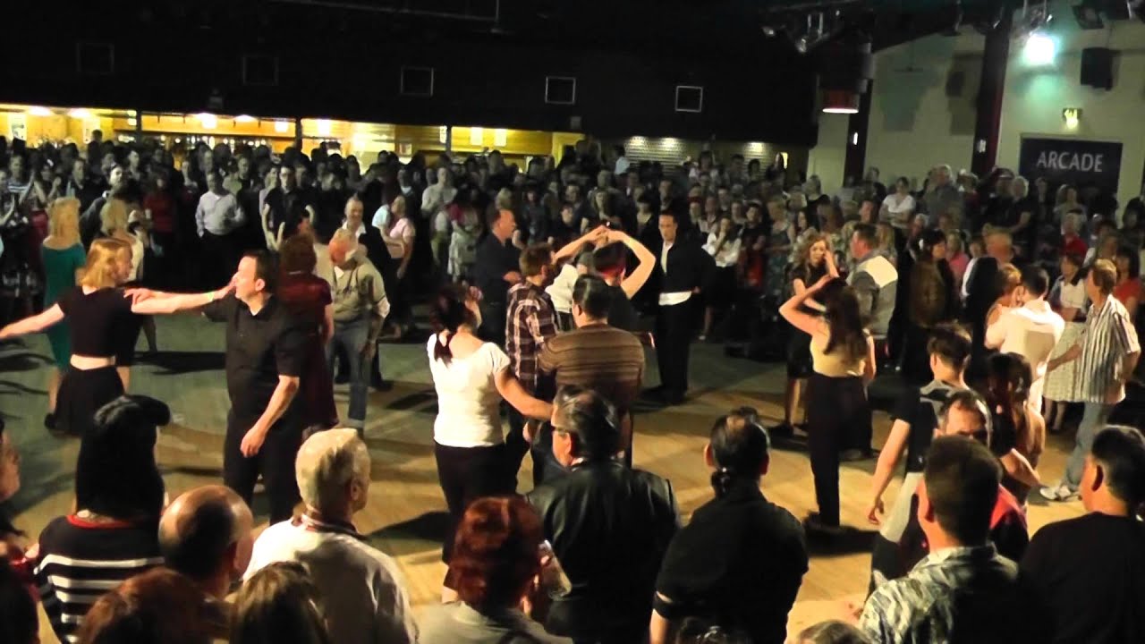 50s ROCK 'N' ROLL JIVE DANCE CONTEST (complete) Hemsby 52 May 2014