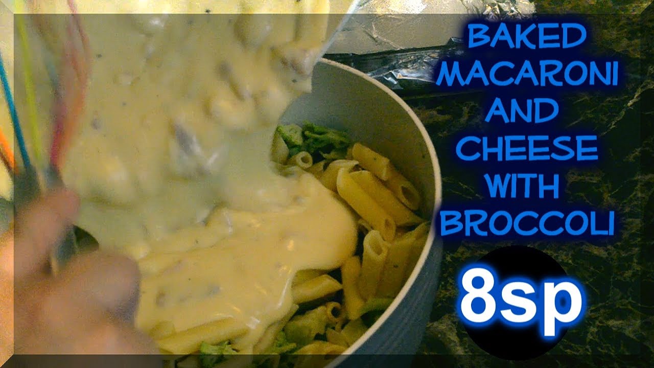 (( ASMR )) Cooking : Baked Macaroni and cheese with Broccoli