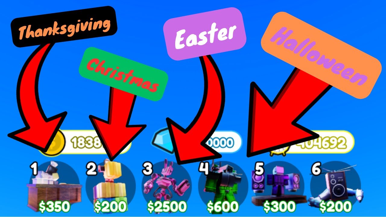 Can I BEAT wave 100 with 1 of each HOLIDAY unit??? (Toilet Tower Defense)