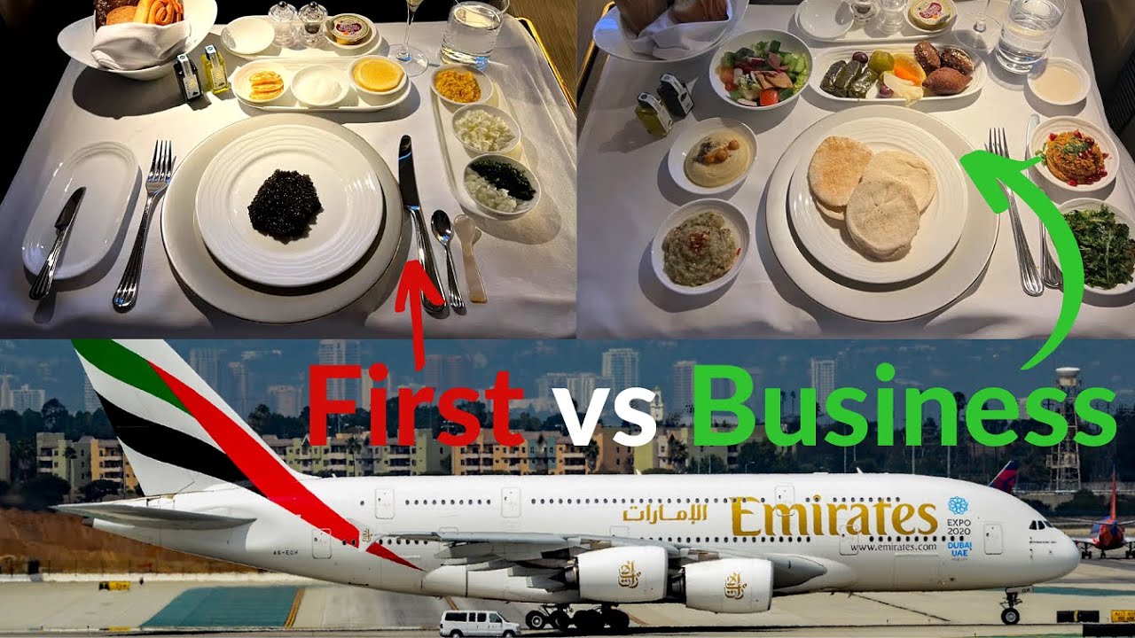 В чем РЕАЛЬНАЯ разница между первым и бизнес-классом Emirates A380?