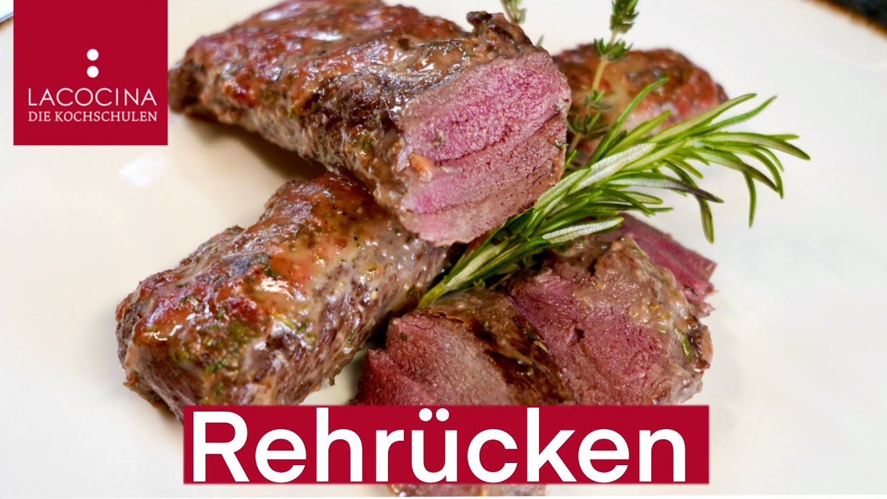 Rosa gebratener Rehrücken- einfach und schnell zubereitet | Rezept | La Cocina