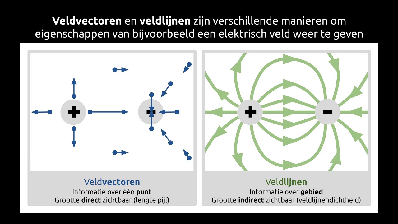 Elektrische veldvectoren en veldlijnen