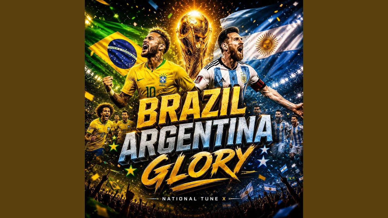 Brazil Argentina Glory- FIFA World Cup Anthem | World Cup Song | National Tune X