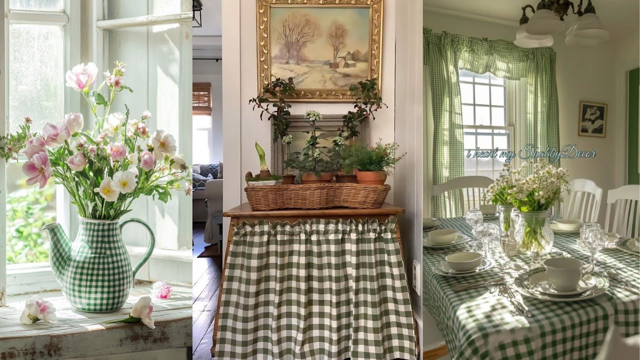 🍃 HOW TO DECORATE with Gingham and Plaid in Every Farmhouse Room HOME DECORATING IDEAS to Inspire