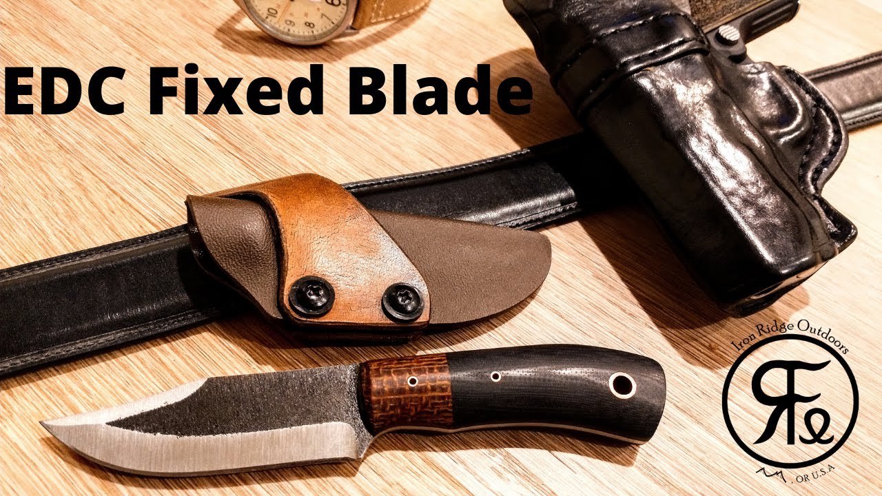 Tiny Belt Bowie.  Awesome EDC Fixed Blade