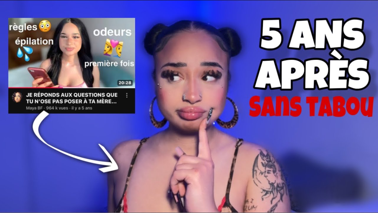 I answer EVERYTHING I didn't dare say at 18 (sex, hair, smells, how others look at me, etc.)