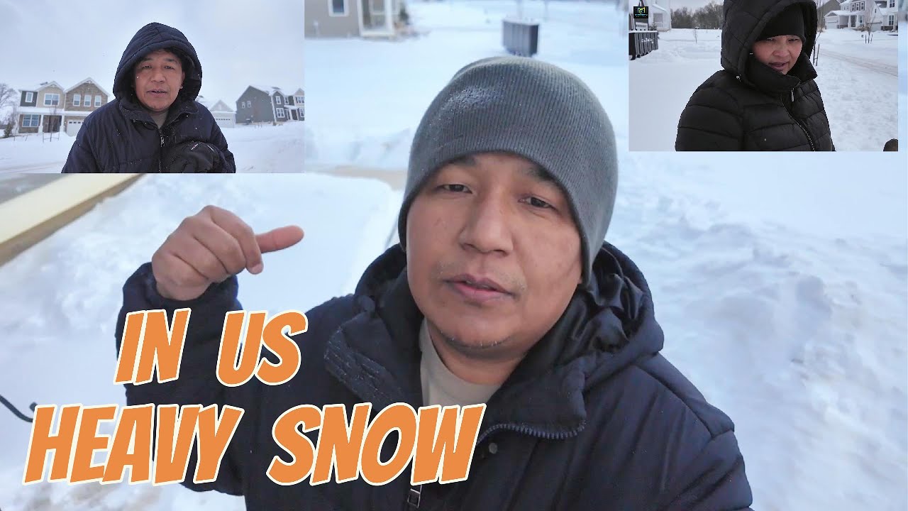 Heavy Snow in America | Life is difficult because of cold weather in US #coldweather #snow #usa