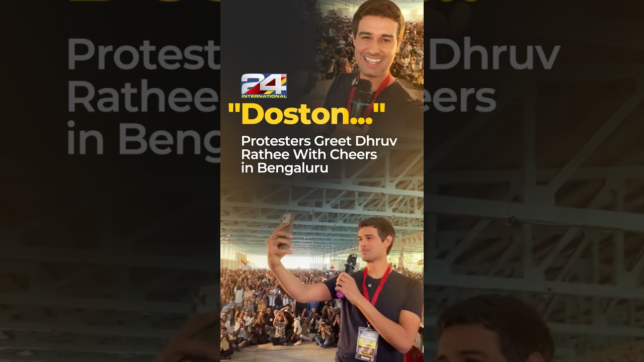 Dhruv Rathee Joins Bengaluru Protest Against SIR Electoral Roll Revision