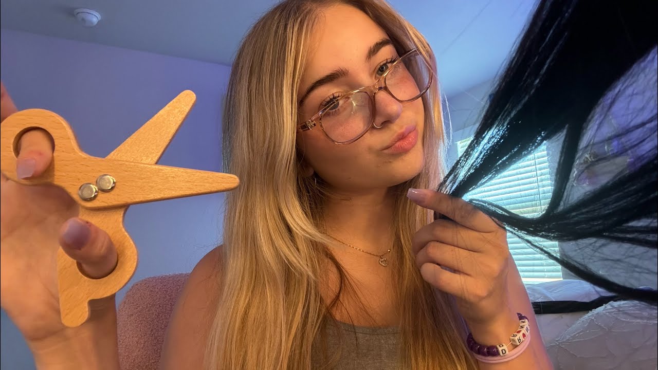 ASMR REAL HAIR scalp treatment & haircut! (personal attention, roleplay, fast & aggressive)