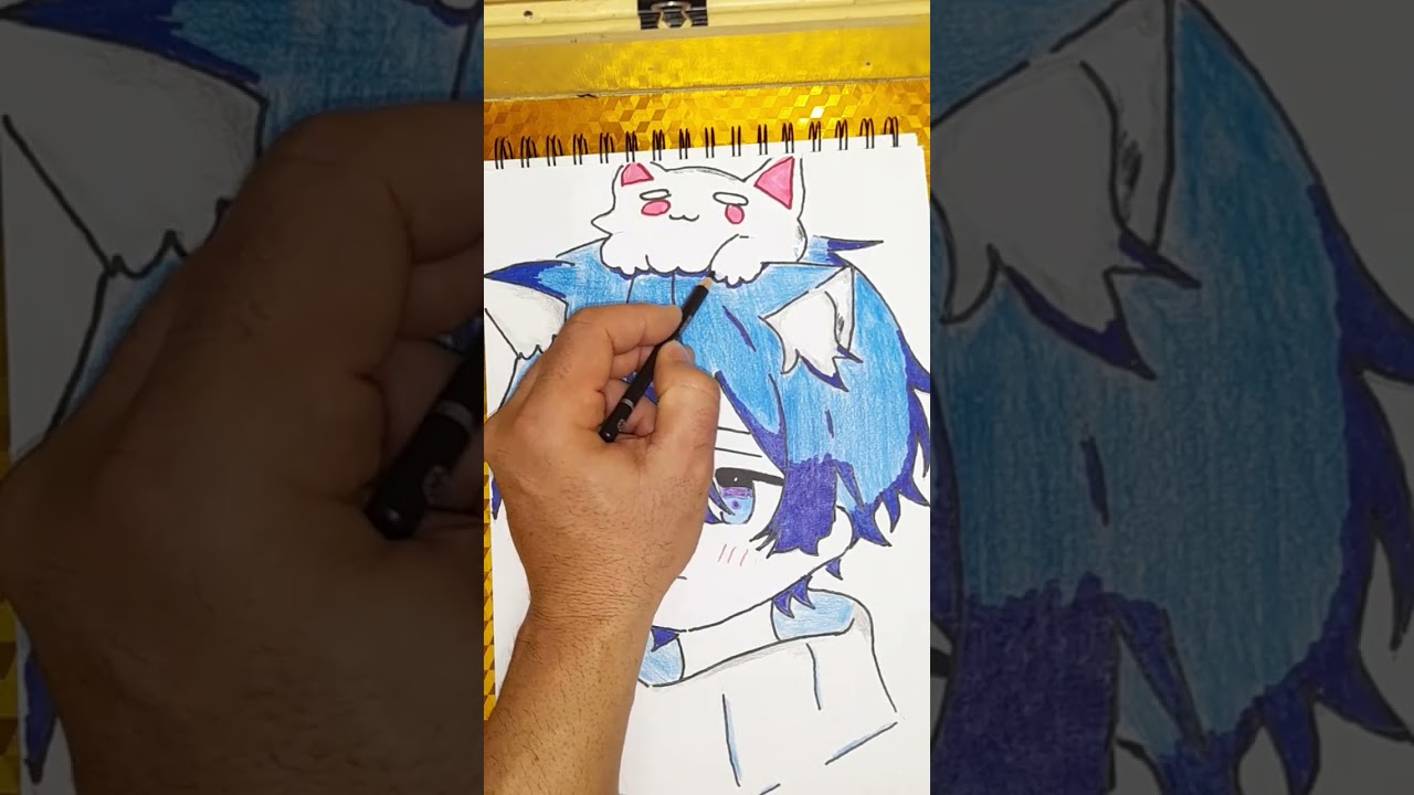 رسم انيم سهل 🌷🌷🌷🇩🇿👍