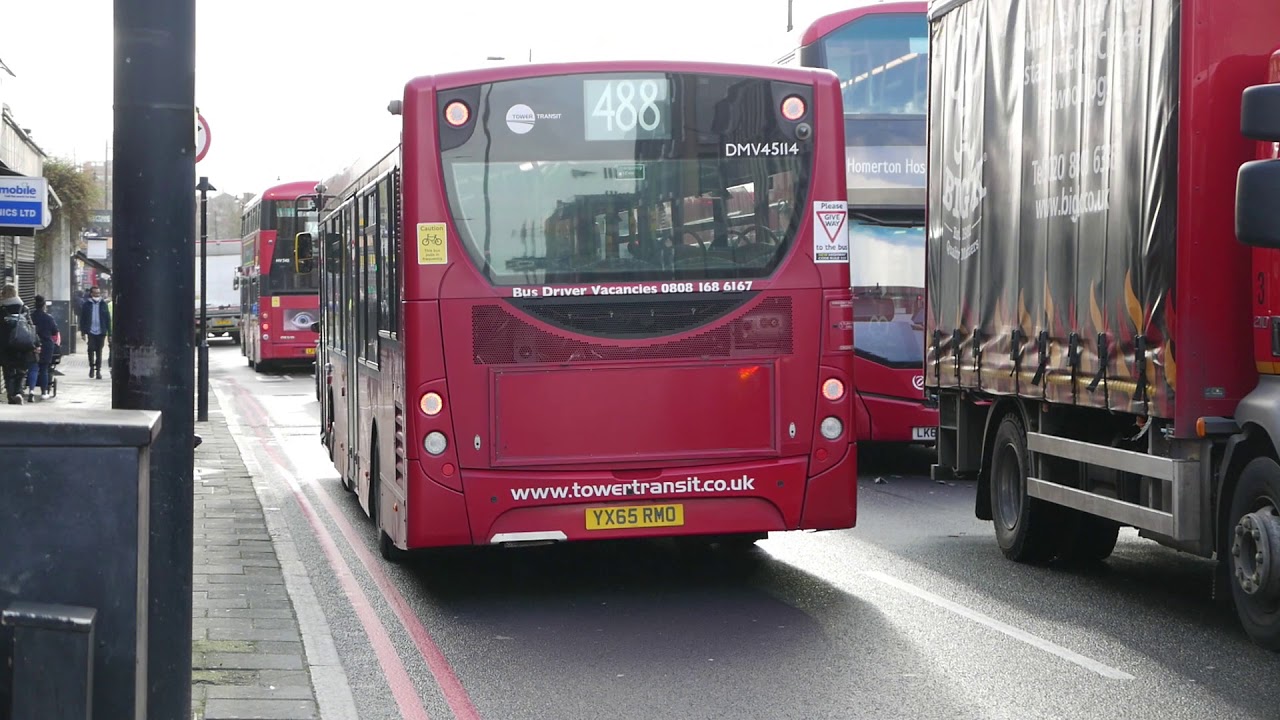 London Buses at Dalston Junction 2nd Febuary 2021
