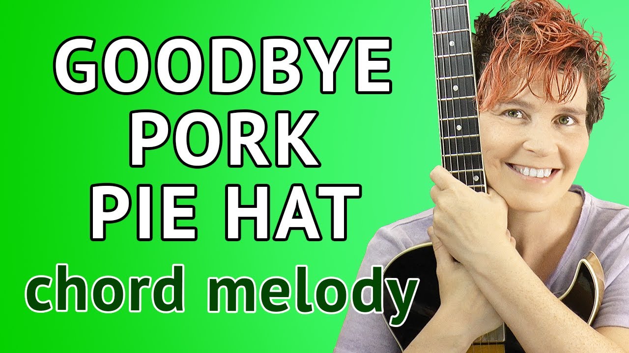 Goodbye Pork Pie Hat Solo Guitar Lesson (Chord Melody)