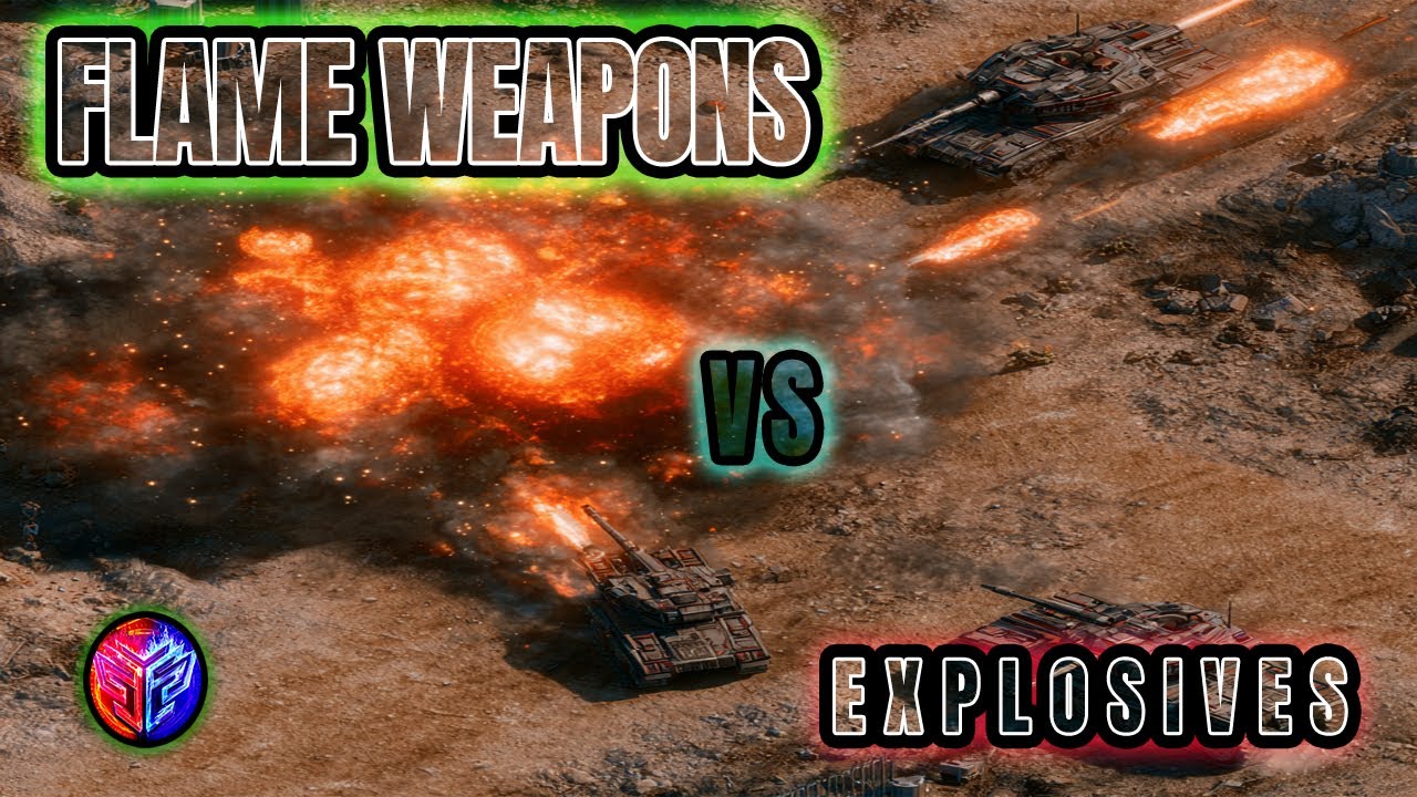 FIRE vs CHAOS 💥🔥 | CHINA FLAME WEAPONS vs GLA EXPLOSIVES